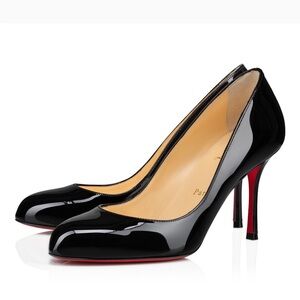 Christian Louboutin- Simple Pump 85 Patent Calf (Black)